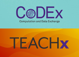 logos of CoDEX and TEACHx