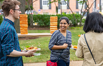 IT staff enjoying the summer picnic