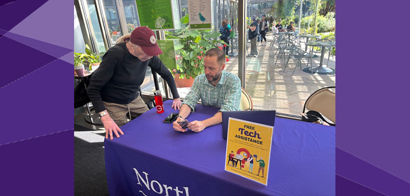 Levy Senior Center technology help pop-up