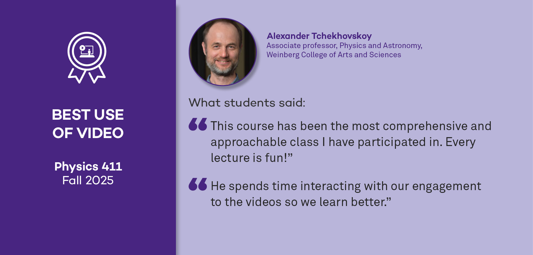 Best Use of Videos slide