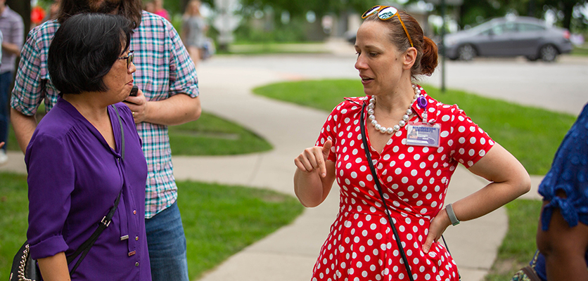 IT staff gather for the summer picnic