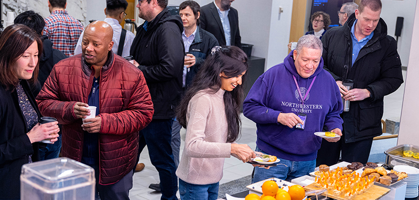 Northwestern IT Staff gather for the winter extended staff meeting