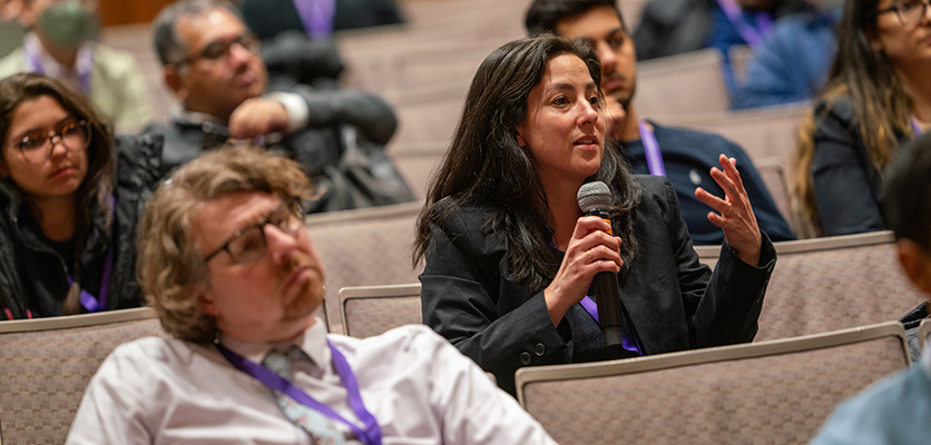 After the afternoon keynote, time allowed for questions from the audience.