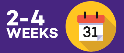 Two to four weeks