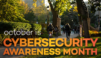 students walking on campus near the weber arch on a fall day