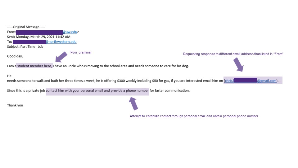 phishing email example