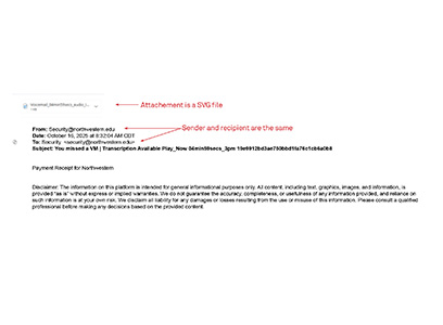 phishing email example