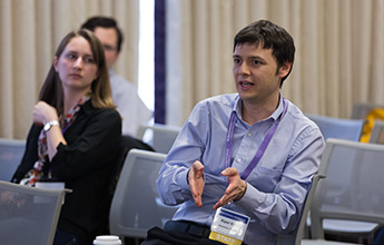 Research computing and data science staff leading a consultation