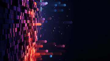 Modern Data Node Digital Abstract Pixel Background