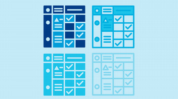 Assessment Rubric icon set multiple style collection